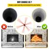 VEVOR Flexible Chimney Sweep Rods, 6 M Chimney Cleaning Kit