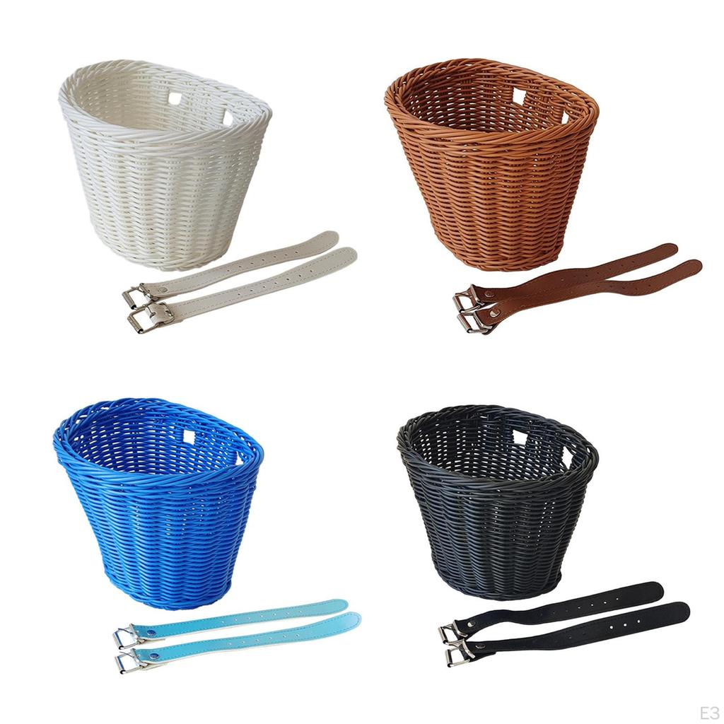 Colorful Children's Bike Front Basket for Outdoor Adventures