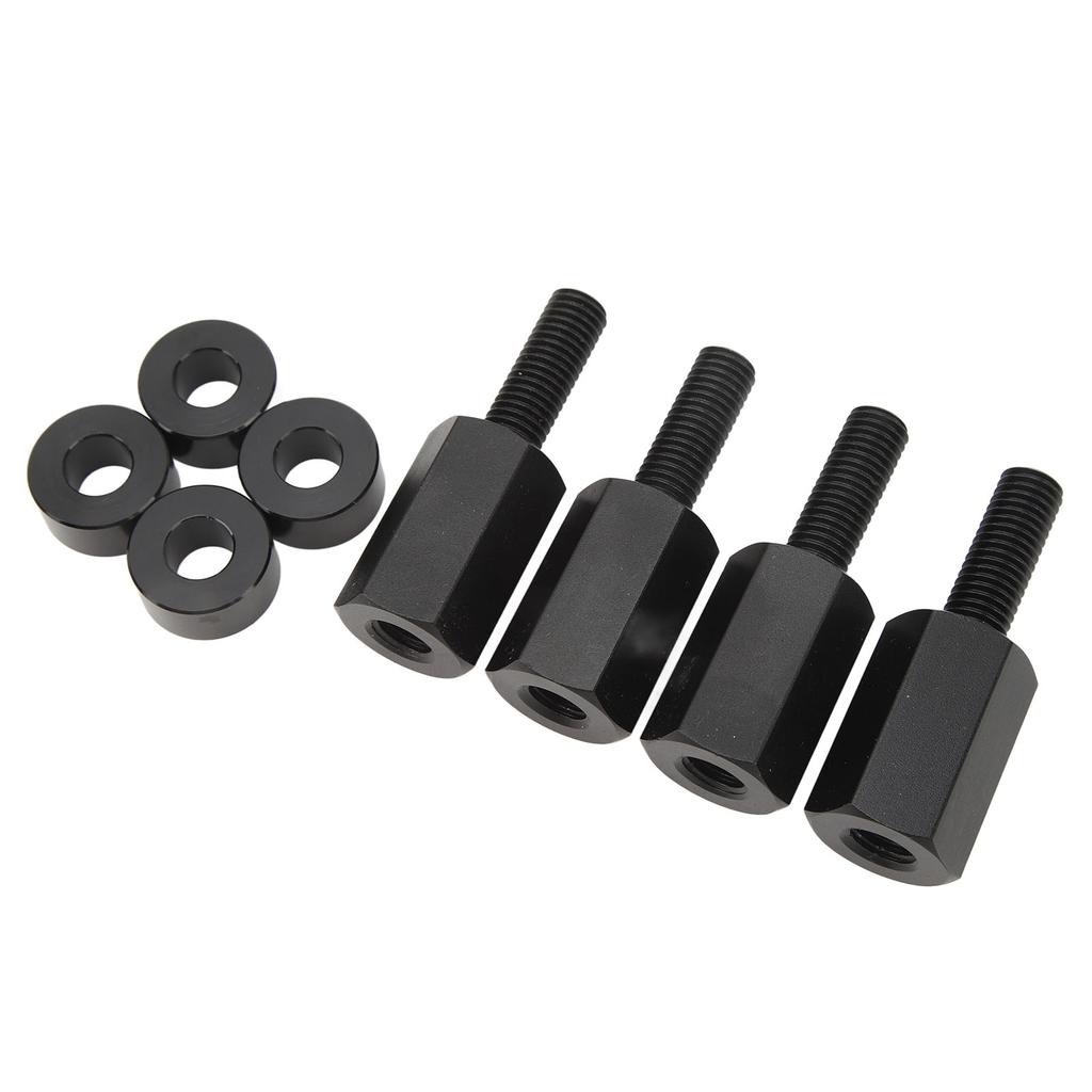 4PCS 1.5 Inch Seat Riser Easy To Install 1.5 To 2.0 Inches Seat Lift Mounts for Maverick X3 All Years Black