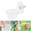 Bird Bowl Training Cup Feeding Bowl Parrots Cage Toy for Cockatiels Budgies Parrots Gym Toy Feeding Cup