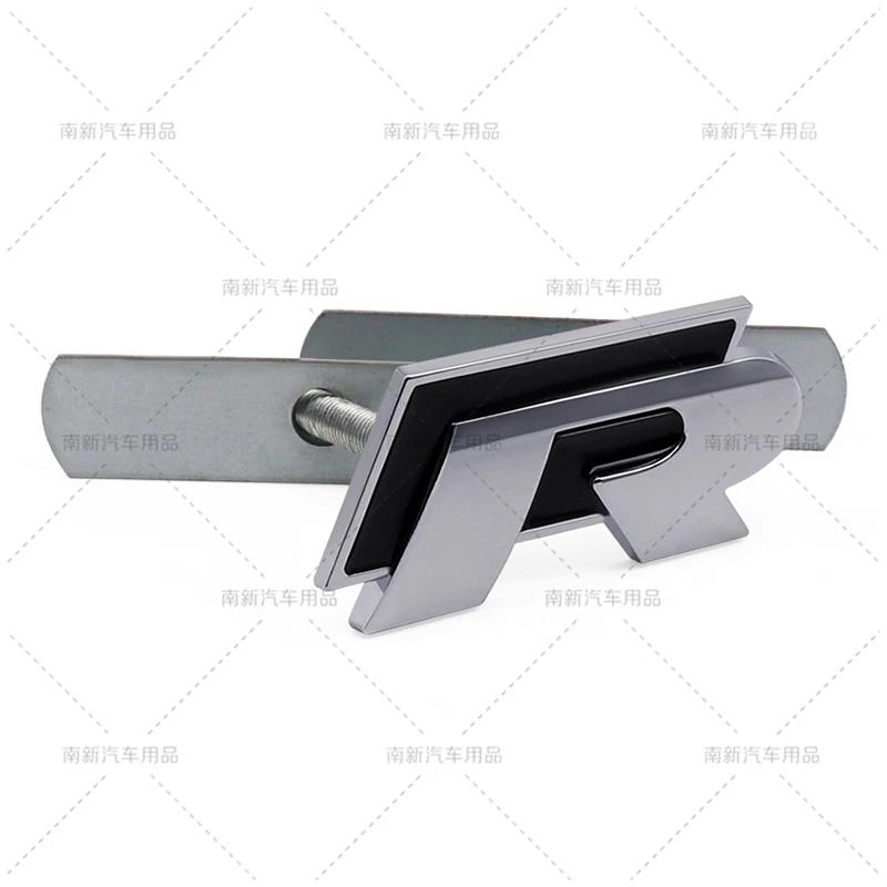 BHD1 GOLF VW For VOLKSWAGEN VW 2026 New 3D Metal R Grill Emblem Badge R line Grille Stickers For Volkswagen VW R Rline Bora Golf GTI