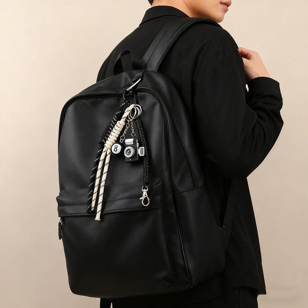 Elegante Baseball-Anhänger aus Leder PVC Vielseitiger Taschenanhänger Kreativer Perlen-Taschenanhänger Frauen