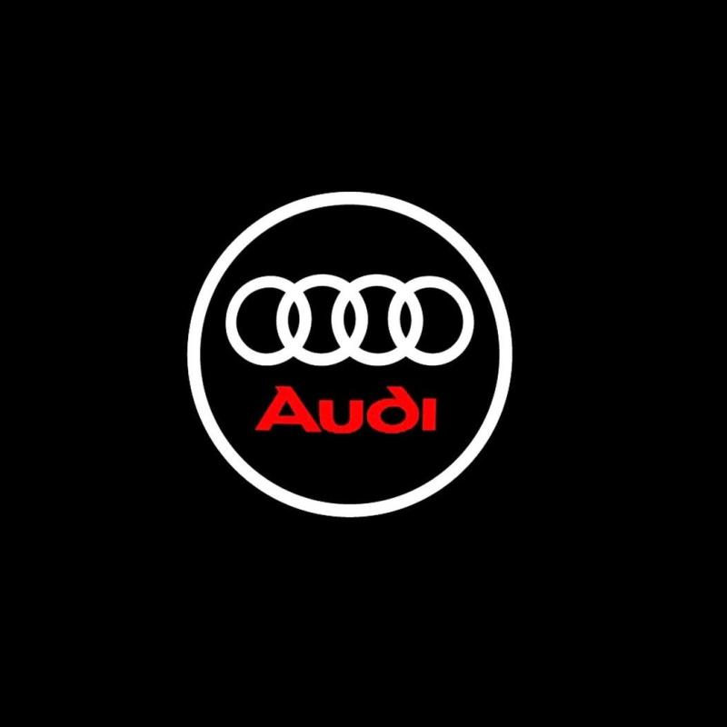 For Audi C5 Car Projector Lamp LED Auto Door Welcome Light For Audi A4 A3 8V 8P 8L A6 C5 C6 C7 A5 A7 SQ5 Q3 Q5 Q7 S3 S4 S5 RS Sline Quattro