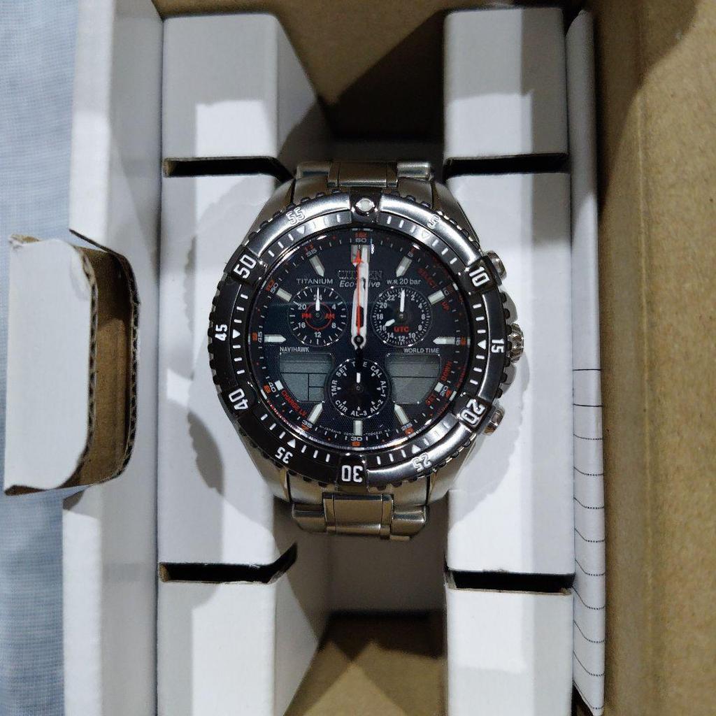 Used (Unused) Citizen Promaster Sky Chronograph Watch