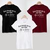 Though She Be But Little She Is Fierce T-Shirt Workout Gym Funny Quote Slogan