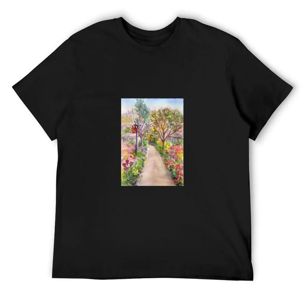 Bridge of Flowers T-Shirt cotton man t-shirts valentines boutique clothes for a boy tee shirts for men