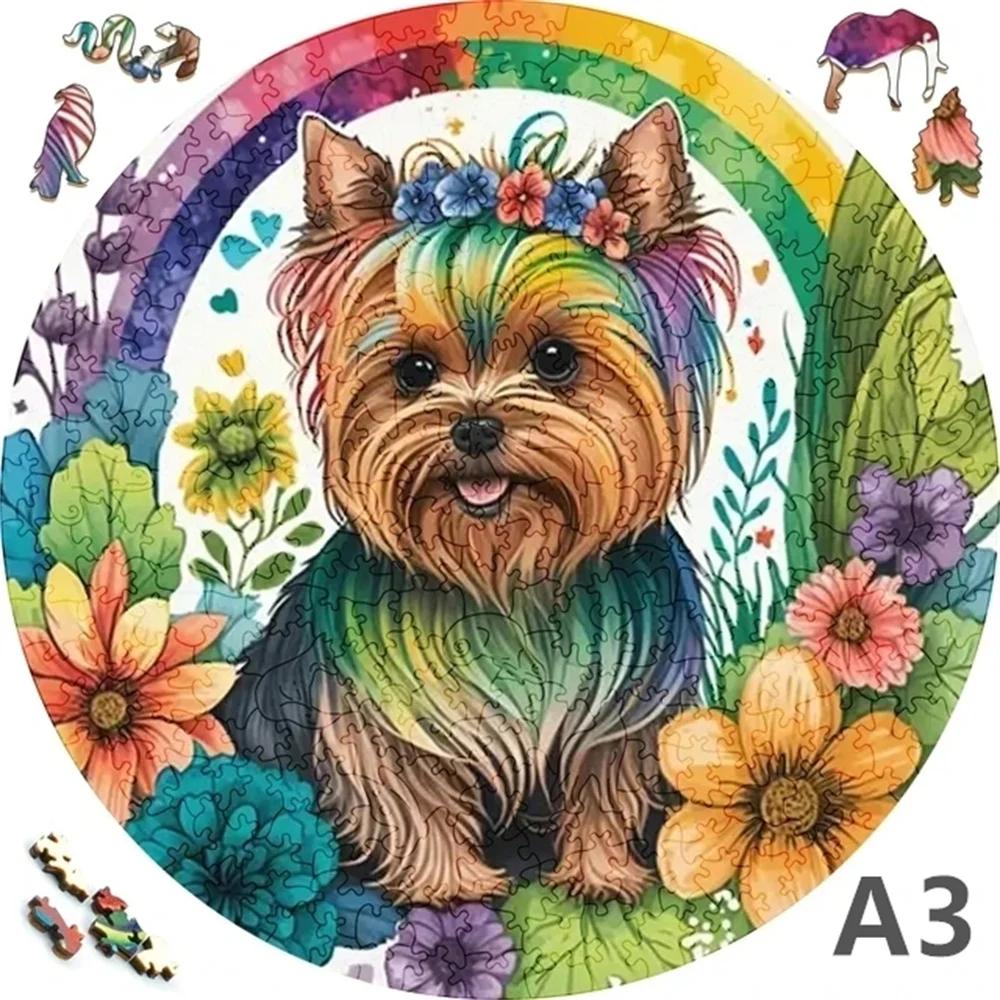150pcs Big Size Animals Wooden Puzzle for Adults Fingers Toys Wood Jigsaw Kids Gifts Educational Family Games Home Decoration