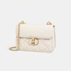 New Autumn and Winter Chain Bag Crossbody Bag Genuine Leather Women's Bag Diamond Lattice Bag Small Square Bag