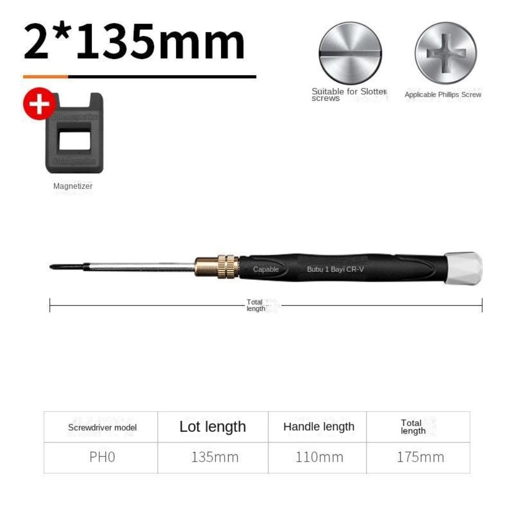 2mm Slotted Phillips Thin Screwdriver Anti-static Phone Tablet Repairing Tools Set