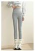 H799 Damen Extra Dicke Fleece-gefütterte Lammwoll-Leggings, Große Größen, Warme Herbst-/Winter-Oberbekleidung.