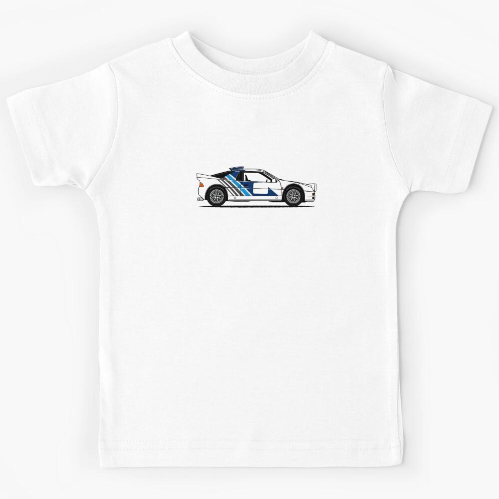 RS200 Group B Rally Car Kids T-Shirt 120