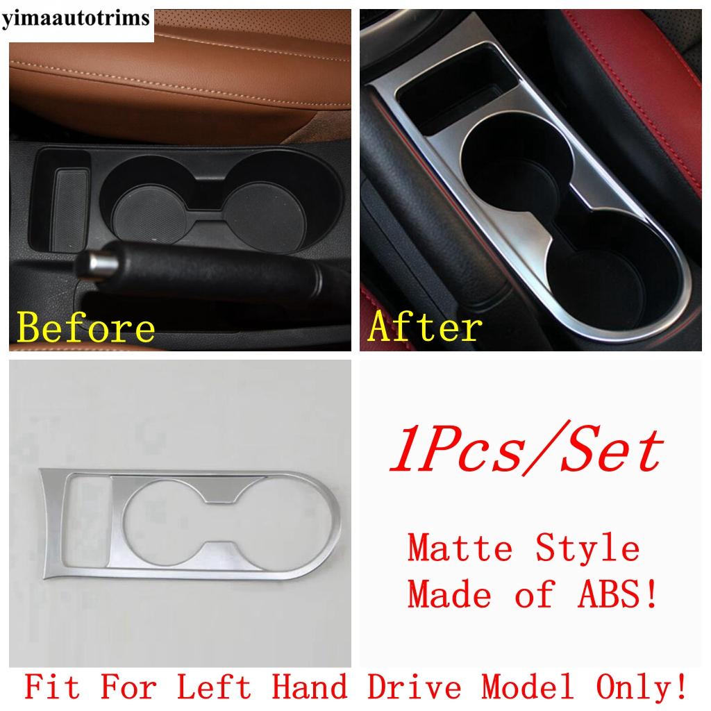 Gearbox Water Cup Holder Window Lift Button AC Vent Outlet Cover Trim Carbon Fiber Accessories For Kia Rio 4 X-line 2017 -