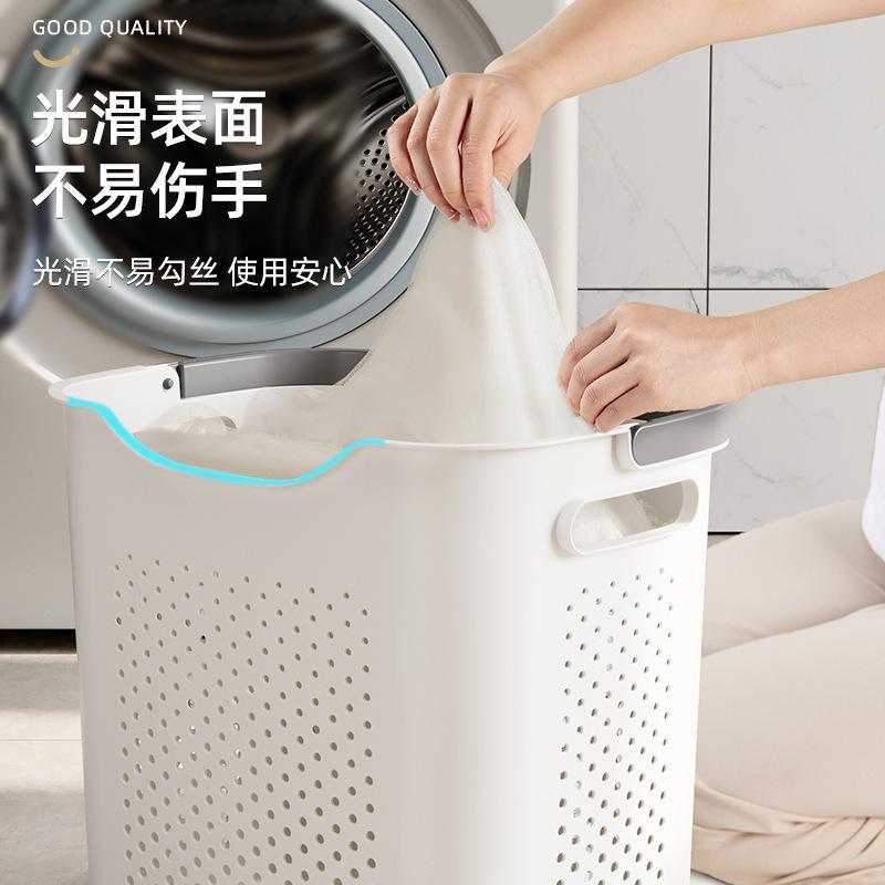 Dirty basket Household dirty clothes storage basket Dirty clothes basket Bathroom laundry basket Toilet clothes artifact storage basket