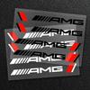 4Pcs Auto Decoration Car Door Handle Logo Stickers Rearview Mirror Decals For Mercedes Benz AMG W204 W205 W212 W213 W221 W117 Za1