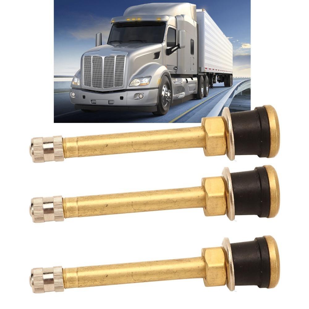 20PCS Brass Truck Valve Stem 3 Types Clamp On Valve Tubeless Truck Valve Tire Replacement & Repair TR570
