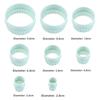 Round Lace Dual Purpose Food Grade Dumpling Skin Biscuit Mould 8 Pcs Set