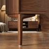 Gambe Rinforzate per Mobili Colore Noce Gambe di Supporto per Mobili TV Ferramenta Gambe per Tavolino da Caffè Tavolino da Tè