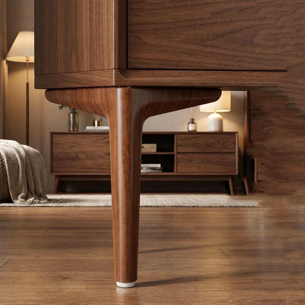 Gambe Rinforzate per Mobili Colore Noce Gambe di Supporto per Mobili TV Ferramenta Gambe per Tavolino da Caffè Tavolino da Tè