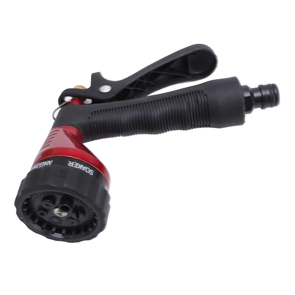 Duza pentru furtun de grădină 6 Moduri Reglabilă Metalică de Înaltă Presiune Duza de Pulverizare Apă pentru Udarea Gazonului Spălarea Mașinii Duș pentru Animale de Companie Exterior