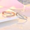 Ladies Cross Crystal Adjustable Open Rings Jewelry