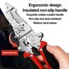 Electrical Wire Strippers Cable Stripping Cutter Multi-function Hand Cable Stripping Crimper Professional Wire Crimping Tool For