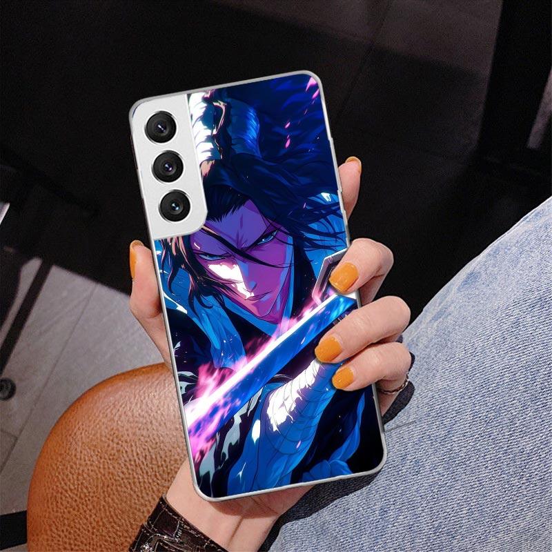 Bleach Kuchiki Byakuya Phnoe Case for Samsung Galaxy S26 S25 Edge S23 S24 Ultra S22 Plus S21 S20 FE Unique Cover Soft Coque Gala