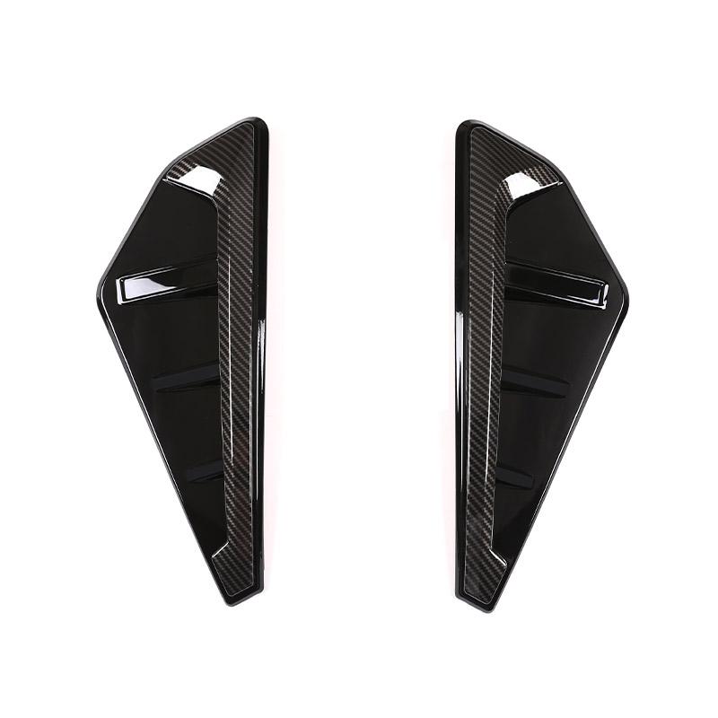 

ABS carbon fiber/black Car Side Shark Gill Side Air Outlet Cover Trim For BMW X5 G05 X5M F95 2019-2026 Car Accessories
