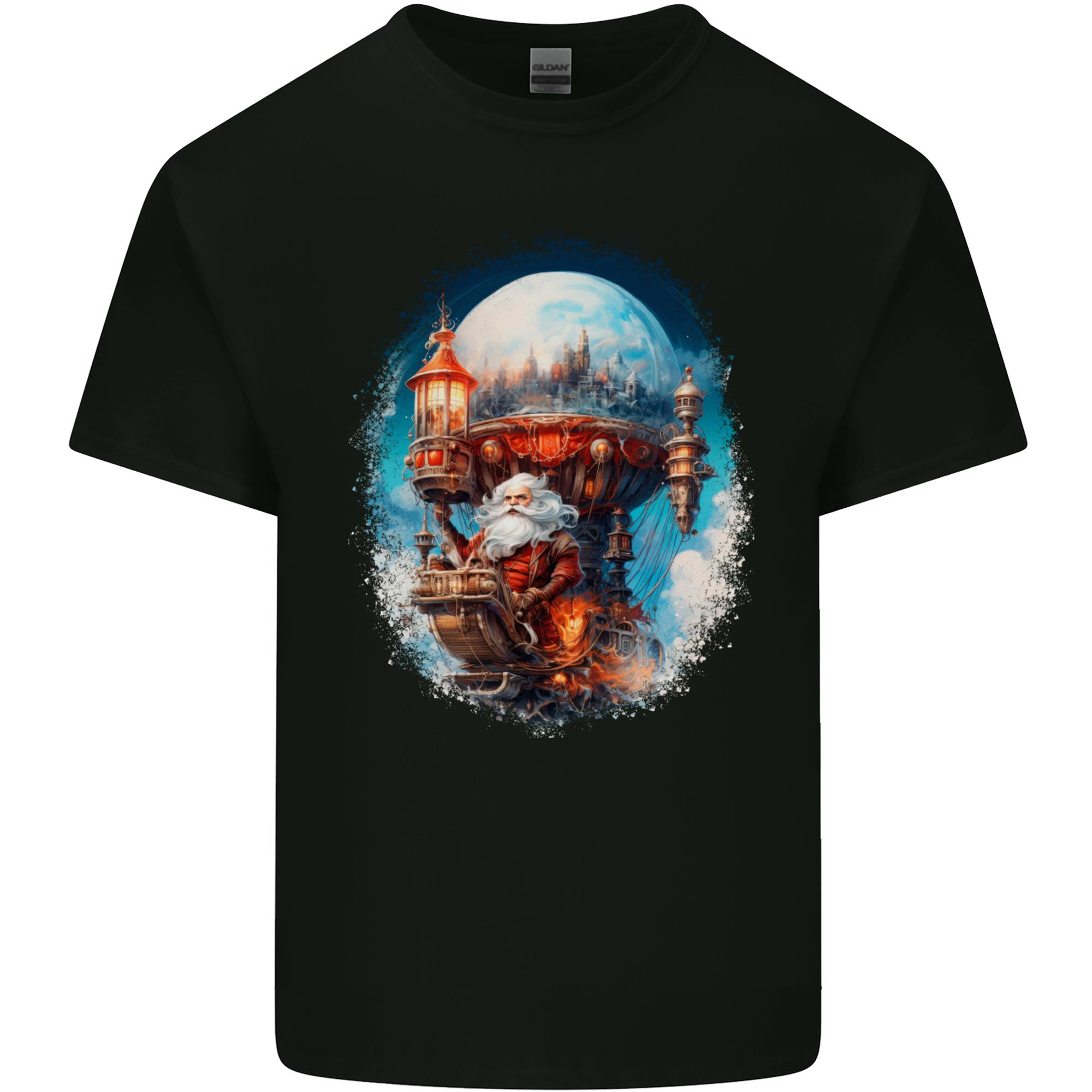 Fantasy Santa Clause Word Christmas Xmas Unisexs Light Cotton TShirt S