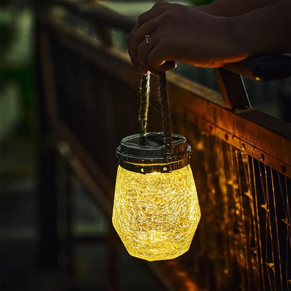 Portable Solar 30LED Fairy Light Mason Jar Bottle Lid String Light Outdoor Waterproof Lantern Christmas Decoration Pendant Lamp