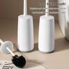Standing Base Toilet Brush With Base Long Handle Bathroom Cleaning Tool Toilet Cleaning Brush  Home