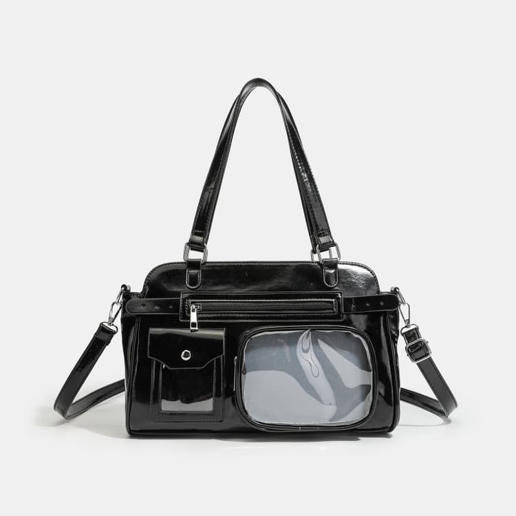 New Large-capacity Locomotive Pain Bag Shoulder Bag чёрный