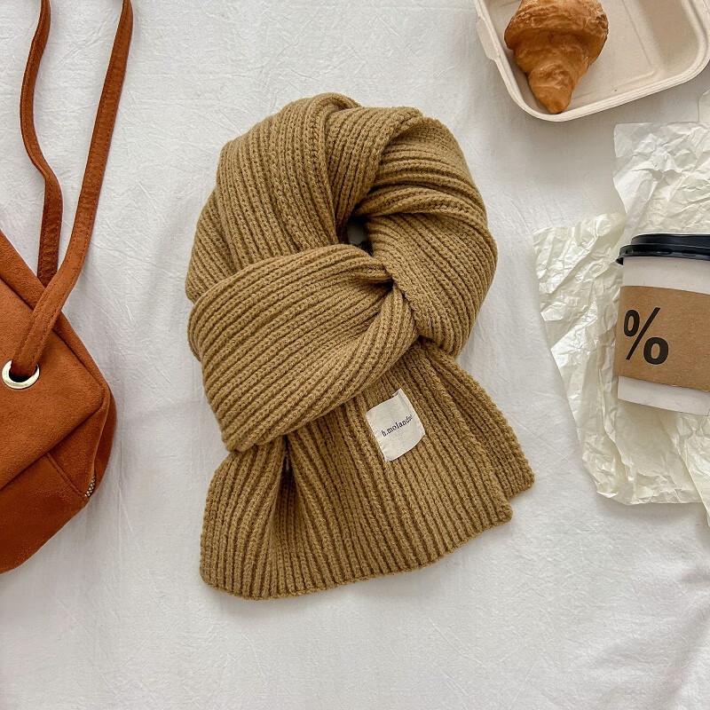 Unisex Winter Knitted Warm Neck Scarf