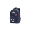 Champion Campus Tear Bag C-Logo Badge Velcro Campus Casual Sports Zipper Fabric Backpack Medium Unisex backpack U4AACPU04
