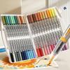 Soft Brush Tip Liquid Acrylic Markers 12/18/36 Colors Non-Bleeding Layerable Paint Pens for Rocks Canvas Fabric Glass Wood Craft