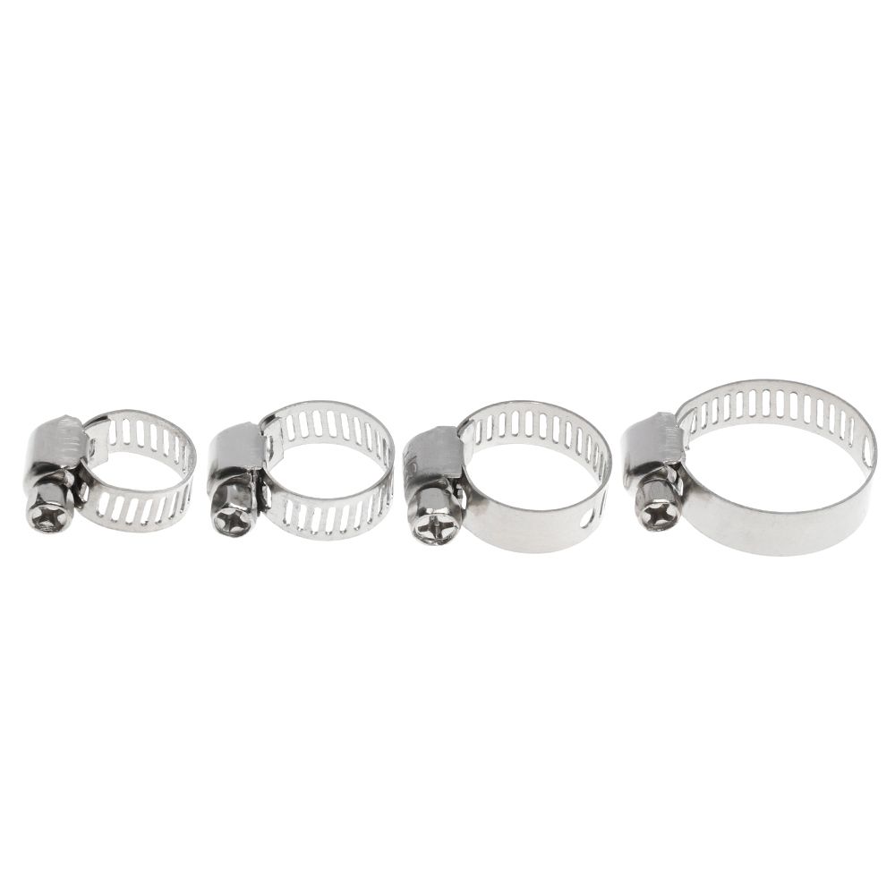 10 pcs Useful Welding Sealing Hardware Repair Tool T Bolt Hose Clamps Stainless Steel Pipe Clip