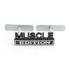 1Pc 3D Metal Muscle Edition Logo Car Front Grille Badge Side Fender Rear Trunk Emblem Sticker Decal