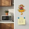 Cartoon 3D Refrigerator Magnets Traditional Lucky Magnetic Sticker  Refrigerator Decoration