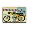 Vintage Motocykl Dekorativní Kovová Deska Plakát Rezavá Ošuntělá Plechová Značka Garáž Bar Nástěnná Dekorace Řemesla Plaketa Plechové Značky