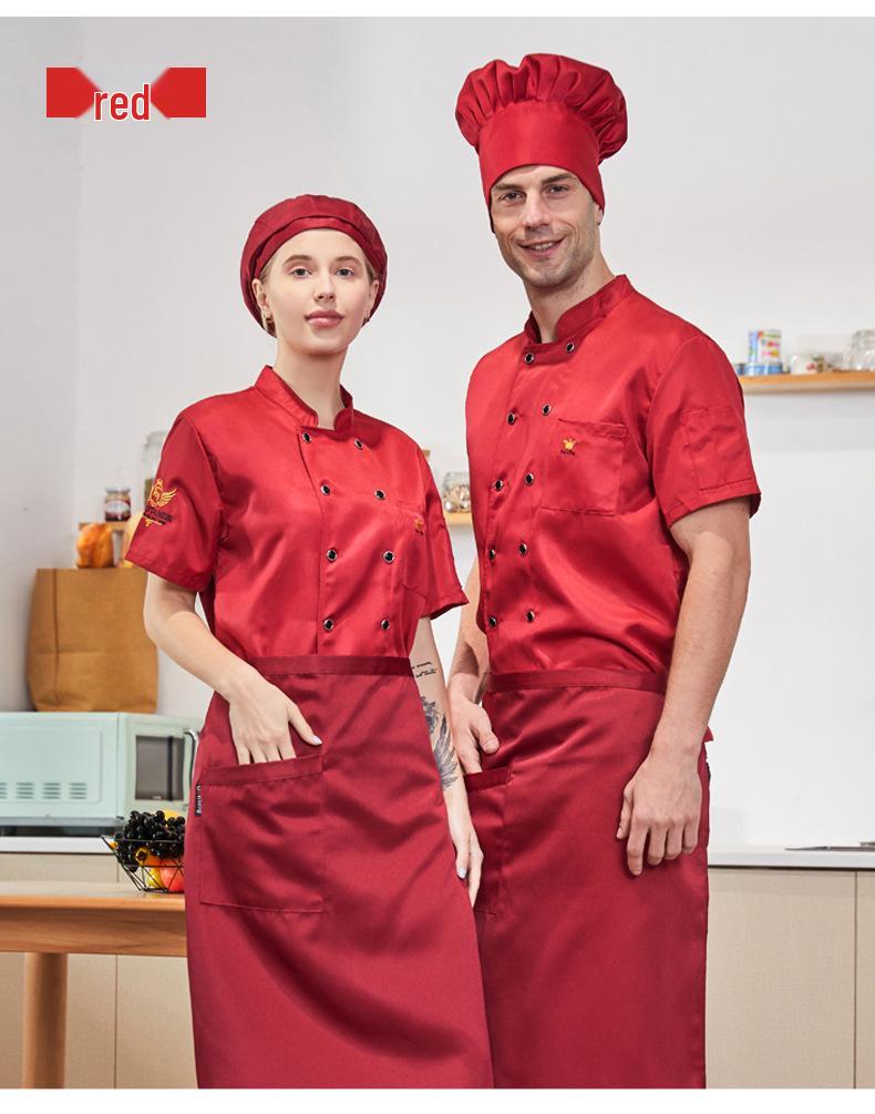 Unisex Chef Uniform: Short & Long Sleeve Summer Catering Kitchen Workwear
