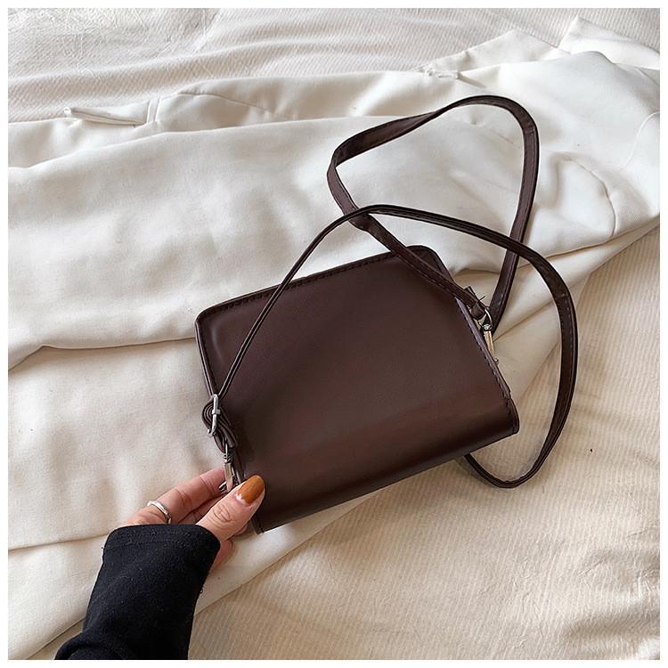 Trendige Streetstyle Umhängetasche 2023 Winter Neu Lässige Pendlertasche Retro Einfach Kleine Quadratische Tasche