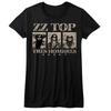 ZZ Top ZZ Top Black Junior Women's T-Shirt