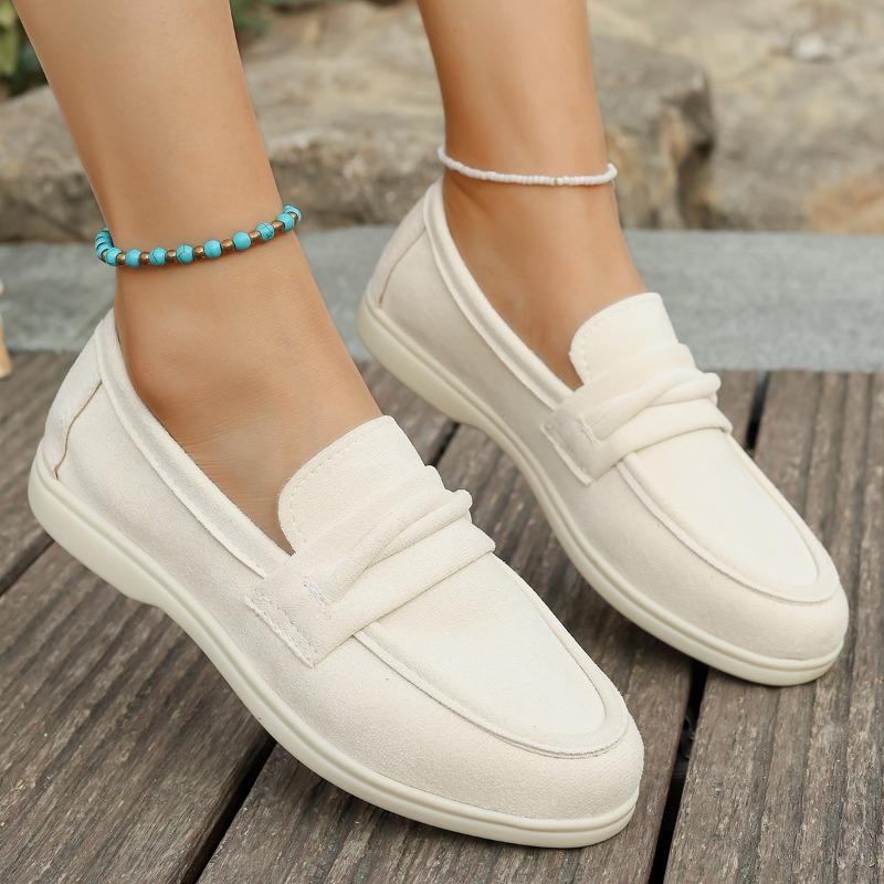 Fashion 2025 Women's Lightweight and Comfortable Spring Autumn New Large Size Easy Wear Flat Bottom Shoes Comfortable Casual Footwear