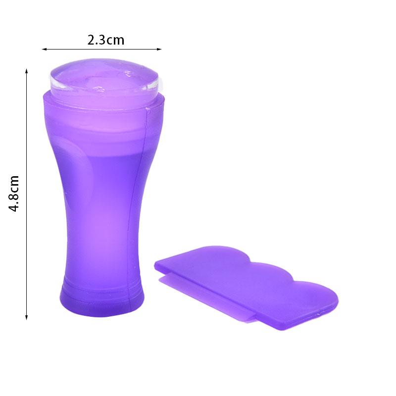 Easy-French Nail Stamper Monocle Jelly Print Silicone Transfer Print Scraper