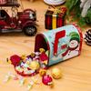 Decorative Xmas Gift Box Santa Claus/Snowman/Deer Christmas Tinplate Box Holiday Party