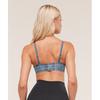 Gymshark Printed Twist Front Bralette Denim Grey B4b6z Gdlz
