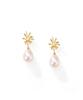 Findelise 925 Signature Étoile Drop Freshwater Pearl Earrings