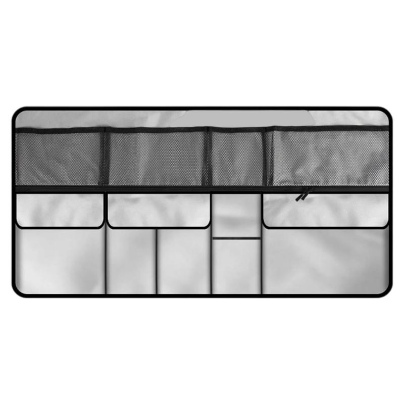 Car Seat Back Storage Bag With Multiple Pockets For Water Bottles Electronics Car Interior Organization