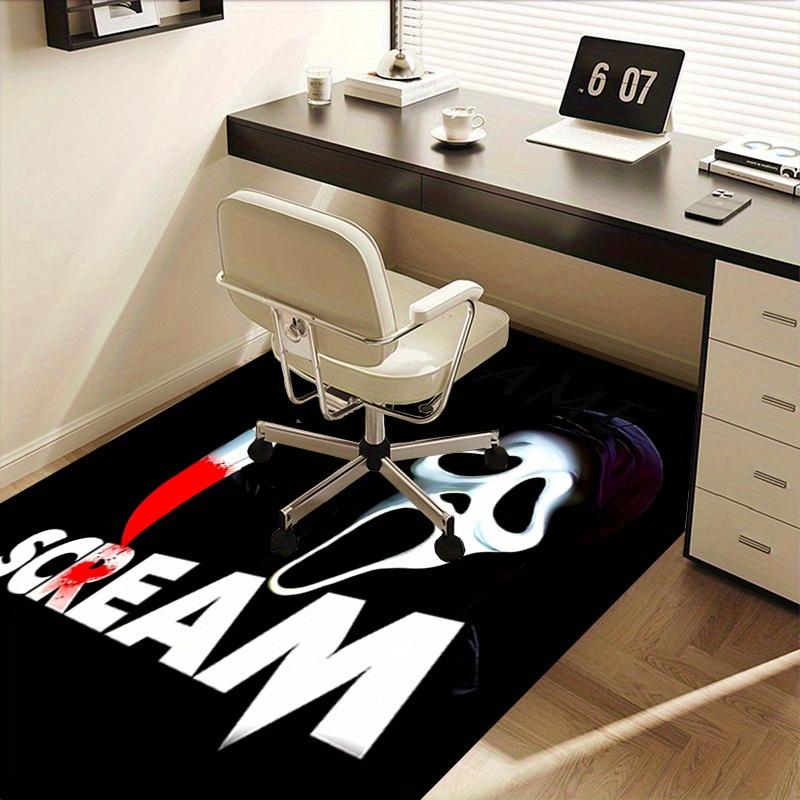 Scream, Ghostface, Knife Office Carpet Soft Polyester Entrance Carpet Washable Non slip Machine Wash