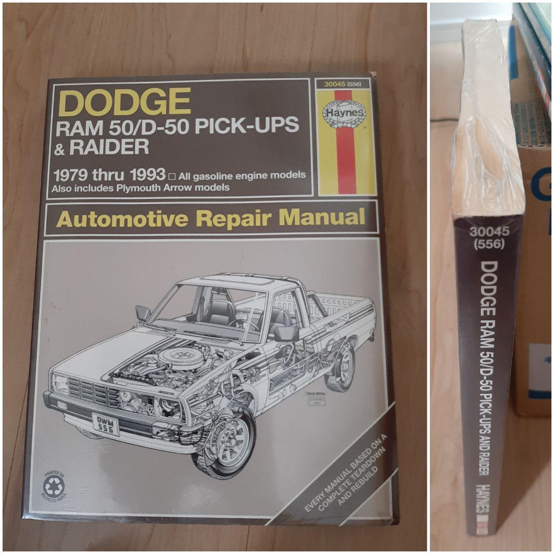 

[USED] New and used Haynes maintenance book, foreign book, DODGE RAM 50/D-50