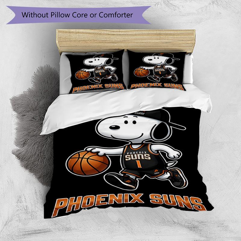 3pcs Duvet Cover Set (1*Duvet Cover + 2*Pillowcase, Without Core), Snoopy Print Bedding Set, Bedroom Decor, All‑Season, Birthday Gift